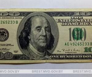 Привезла фальшивку из Турции: в Пинске женщину задержали при обмене $100 купюры