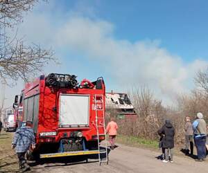 Пожар в Стытычево: выжигание сухой растительности едва не привело к бедствию